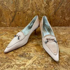 イタリア製 L' AUTRE CHOSE パンプス 25cm ピンク ロートレショーズ ヒール Ladies 靴 ユーズド USED 古着 MADE IN ITALYのサムネイル