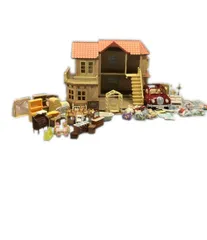 訳あり シルバニアファミリー ドール あかりの灯る大きなお家 他まとめ売り エポック社