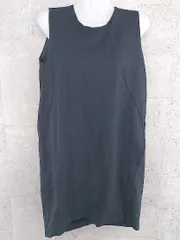 ◇ IENA イエナ ノースリーブ 膝丈 ワンピース ネイビー レディース  【1002800774593】