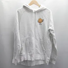 ◇ ⊇ NIKE ナイキ 裏起毛 長袖 パーカー サイズL ホワイト メンズ E  【1503060039946】