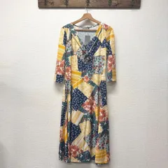 FAS　ワンピース　花柄　リング付き　フランス　L