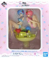 [중고] 피규어 렘 & 램 ~라스트원 ver.~ [이치반 쿠지 Re:제로부터 시작하는 이세계 생활-아마~이 봄이 왔다!