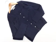 axes femme アクシーズファム レース カーディガン sizeM/紺 ◇■ レディース