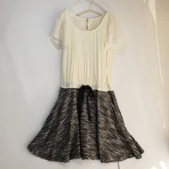 新品【INGNI】ドッキングワンピース カットツイード 切り替えワンピ