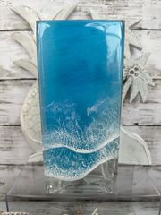 Ocean Blue colorの花瓶レジンアート/ハンドメイド/インテリア雑貨