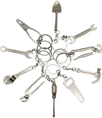 未開封⬛️日本製⬛️ミニ工具キーホルダー⬛️5個セット⬛️フルコンプ 工具キーホルダー 8種セット ミニチュア ラジオペンチ スパナ他 工具