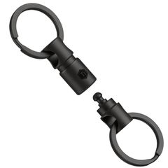 [KeyUnity] KA15 チタン キーリング コネクタ 360度回転 チタン製 車キーホルダー メンズ スマートキー 紛失防止 小型 軽量 キーリング付き