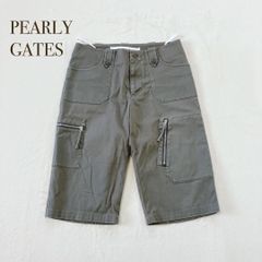 PEARLY GATES　パーリーゲイツ　短パン　ショートパンツ　アウトドア　ファスナーデザイン