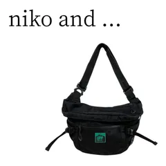 niko and ... ニコアンド 黒 ボディバッグ・ウエストポーチ