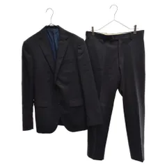 Loro Piana (ロロピアーナ) FOUR SEASONS SUPER 130s WOOL ストライプ テーラードジャケット スラックスパンツ セットアップスーツ ネイビー