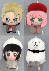【中古】ぬいぐるみマスコット・ぬいぐるみバッジ 全4種セット ちびぐるみ 「劇場版 SPY×FAMILY CODE： White」