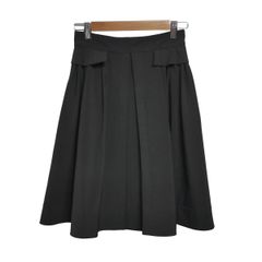 FOXEY ブラック スカート 38 美品 Foxey フォクシー フレアスカート ブラック クローバー 38