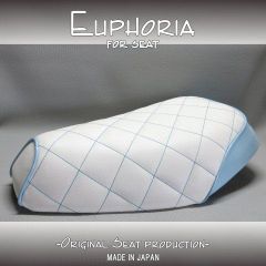 □【Tact タクト　AF09】カスタムシート　青/白/ダイヤ柄《Euphoria》張替え済!! MK50737