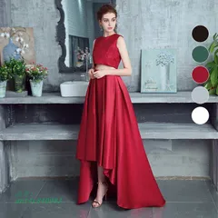 カラードレス ロングドレス 袖なし パーティードレス ウェディングドレス ウエディングドレス フィッシュテールドレス 披露宴 演奏会 結婚式 発表会 花嫁 二次会 ant4y840983