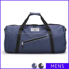 【新品・未使用】 2WAY ボストンバッグ メンズ キャンバスドラムバッグ アウトドア 通勤 ストラップ付 ショルダーバッグ ドラムバッグ 大きい でかい 大容量 旅 肩掛け 持ち運び 舞台 収納 移動 部活 遠征 鞄 バッグ ネイビー 紺 青 2699-CP