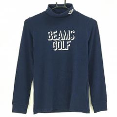BEAMSGOLF - 【超美品】ビームスゴルフ 長袖ハイネックシャツ ネイビー フロントロゴ白 微起毛  レディース S ゴルフウェア 2023年モデル BEAMS GOLF 超美品】ビームスゴルフ 長袖ハイネックシャツ ネイビー