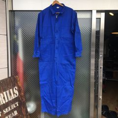 70～80’s  Euro Work All in One ユーロ ワーク オールインワン つなぎ オーバーオール サロペット 青 50(L)