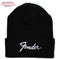 American Needle アメリカンニードル FENDER フェンダー 刺繍 アクリル ニット帽 ニットキャップ ビーニー 帽子 メンズ レディース