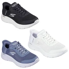スケッチャーズ skechers スニーカー レディース 124836 ゴーウォーク フレックス グランド エントリー GO WALK FLEX-GRAND ENTRY ホワイト 23.0cm