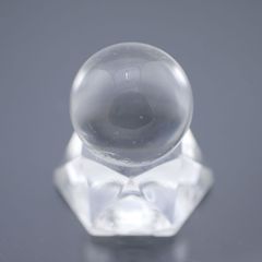 天然本水晶 丸玉 22.2g 25.2mm 天然石・置物　厄除け 浄化 クリスタルスフィア