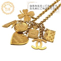 CHANEL シャネル 96P 7連 ココマーク アイコン マトラッセ ネックレス ハイ ブランド チェーン ジュエリー アクセサリー ゴールド レディース おすすめ 人気
