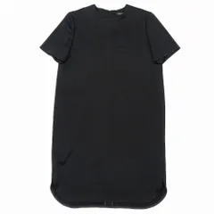 YOKO CHAN ブラック スカラップヘム ワンピース 36 美品 ✨新品未使用✨ YOKOCHAN フロントフリルヘムワンピース