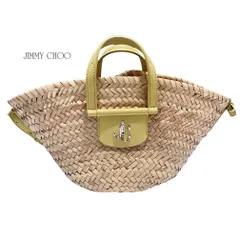 新品　定価8万5800円　JimmyChoo  ジミーチュウ メイシーかごバッグかごバッグ