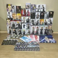 OT1【中古品】【まとめ売り】東京卍リベンジャーズ フィギュア、タオル、ストラップなど