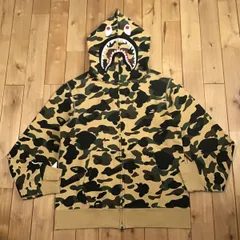 ★XL★ 1st camo yellow シャーク パーカー shark full zip hoodie a bathing ape BAPE エイプ ベイプ アベイシングエイプ 迷彩