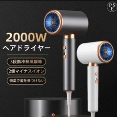 ドライヤー 速乾 大風量 超軽量 冷熱風 3段階調節可能 おすすめ ヘアドライヤー マイナスイオン 温度調整 高級 美髪 静音 過熱保護
