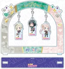 【中古】アクリルスタンド・アクリルパネル R3BIRTH(MONSTER GIRLSデフォルメ ver) ふらふらアクリルジオラマ 「ラブライブ!虹ヶ咲学園スクールアイドル同好会」
