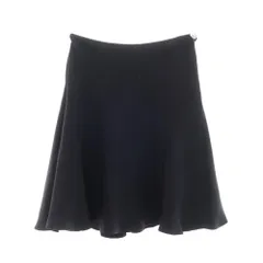 【中古】バレンシアガ BALENCIAGA シルク フレア ミニ スカート ブラック【サイズ36】【レディース】のサムネイル