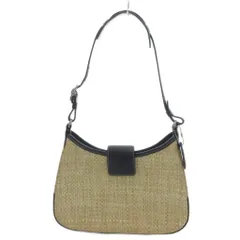 コーチ COACH ワンショルダーバッグ ストローバッグ レザートリム 8159 ベージュ系 /UO