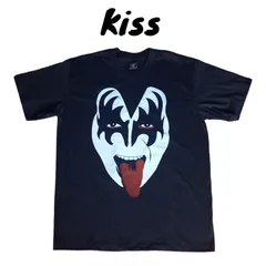 HOLOUBEK KISS キッス　ジーンシモンズ　イラスト　Tシャツ　バンドT 古着 USA製
