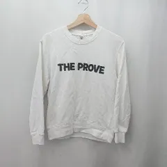 ◇ ⊇ UnitedAthle ユナイテッドアスレ ロゴプリント 長袖 スウェットトレーナー サイズS ホワイト系 メンズ E  【1506130009245】