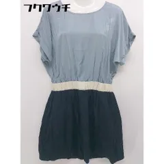 ◇ a.v.v standard ウエストゴム 切り替え 半袖 ミニ ワンピース サイズS ブルー系 ネイビー レディース  【中古】 【1106080010454】