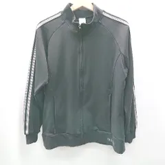 ◇ adidas アディダス トラックジャケット フロントジッパー 長袖 ジャケット サイズL ブラック レディース E  【1402200006575】