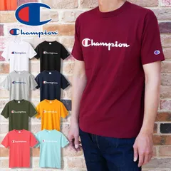 チャンピオン Tシャツ Champion メンズ C3-P302 ベーシック ティーシャツ ロゴTシャツ ロゴ クルーネック 半袖 丸首 トップス カットソー アメカジ コットン 綿 送料無料