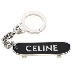 セリーヌ / CELINE　スケートボード キーホルダー / スケボー キーリング　49I986BRE.38AW　ブラス/エナメル　ブラック 【中古】 商品番号 T-158155