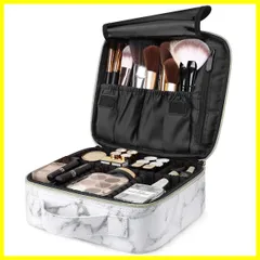 【人気商品】，【特価商品】，【特価】メイクポーチ 仕切り コスメポーチ 持ち運び 防塵 化粧ポーチ 收納 置き方調整可能 通勤・出張・旅行用 メイクブラシバッグ 機能的收納 大容量 コスメボックス 置き方が調整できる 衝撃吸収 Luxspire 化粧品収納 収