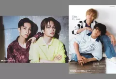 【中古】ポスター 両面ピンナップポスター(二つ折) 菊池風磨(Sexy Zone)＆田中樹(SixTONES)/永瀬廉＆高橋海人(King ＆ Prince) POTATO(ポテト) 2022年9月号 綴じ込み付録