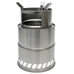 ♡未使用品♡ウッドストーブ アウトドア キャンプ ステンレス 組立不要 ネイビー Amazon | キャンプストーブ CANWAY ウッドストーブ バック