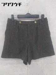 ◇ Rouge vif ルージュ ヴィフ ショート パンツ サイズ36 ブラック系 レディース 【中古】 【1002801316884】のサムネイル