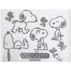 【メール便】スヌーピー ビッグステッカー エンブレムステッカーラージ H ピーナッツ 三金商事 MEIHO カー用品 キャラクター グッズ 