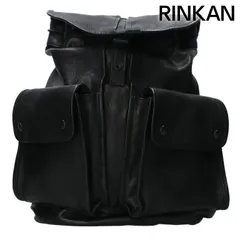 ヨウジヤマモト レザー バックパック リュック ヌメ革 YJ-I13-766 ヨウジヤマモト レザー バックパック リュック ヌメ革 YJ-I13-766