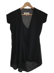 Maison Martin Margiela 1 メゾン マルタン マルジェラ 1 14AW ラウンドネックプルオーバーシルクシャツ ブラック 40のサムネイル