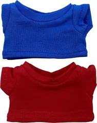 AXLUCE ぬい服 ぬいぐるみ 人形(ブルー＆レッド,  10cm)