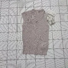 ◇ Θ 美品 マーキュリーデュオ 無地 - スカーフ付き2WAYチェンジリブニット サイズF ライトベージュ系 レディース E  【1508250002403】