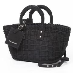 BALENCIAGA バレンシアガ 671342 210HR 1000  XS ストラップ付き バスケット デニム
