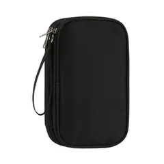 【新品】 MaT store トラベルポーチ ガジェットポーチ ケーブル収納ポーチ 旅行 出張 小物入れ 軽量 ブラック 0